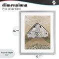 thumbnail image 4 of Stupell Industries Rustic Lodge Barn Lane Flowers Drawing Gray Framed Print Under Glass, 13 x 16, by Patti Bishop, 4 of 8