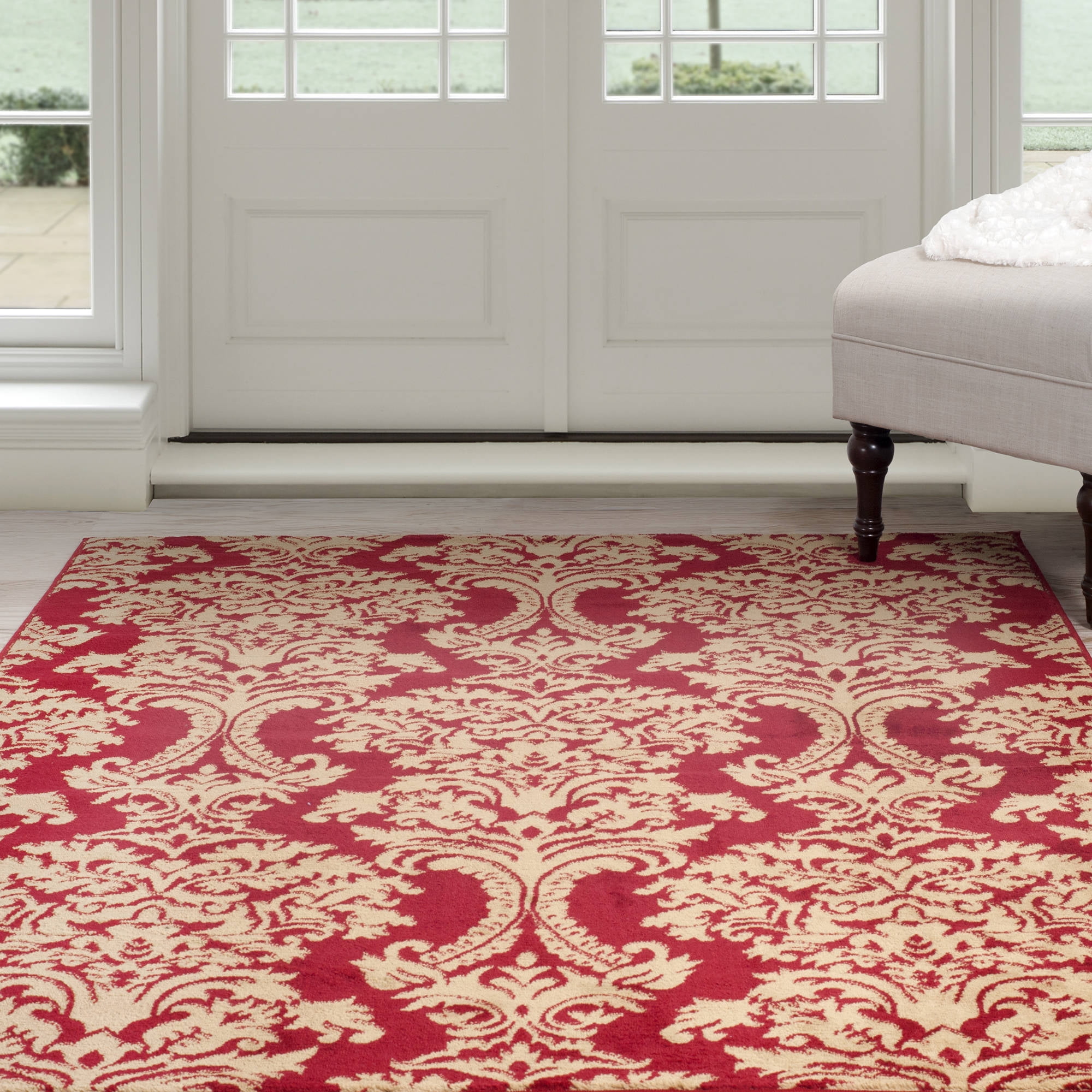 Somerset Home Oriental Rug, Red and Gold