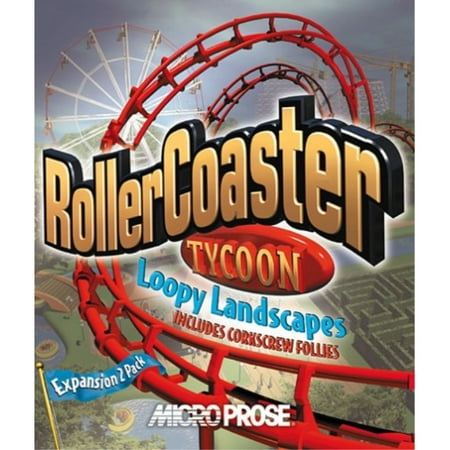 roller coaster tycoon loopy landscapes (jewel case) - (Best Roller Coaster Games)