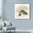 thumbnail image 3 of Trademark Fine Art 'Raccoon Christmas Lights' Canvas Art by Peggy Harris, 3 of 3