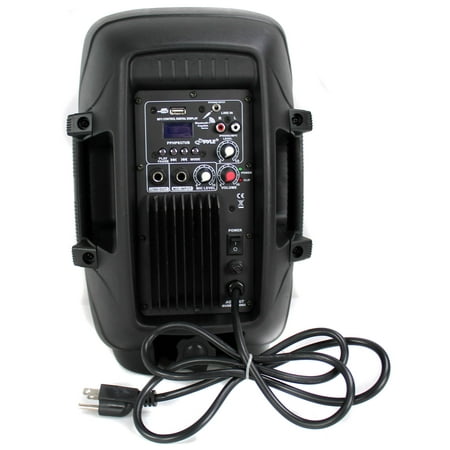 NEW PylePro PPHP837UB 600 Watt 8 Inch Bluetooth Powered Pro DJ PA Audio Speaker