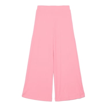Wonder Nation Little Girls Ribbed Wide Leg Pants, Sizes 4-10