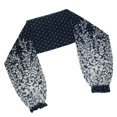 thumbnail image 2 of Boléro en Chiffon à Manches Longues pour Femmes, Bleu Foncé, Protection UV, Fleur Soyeuse, 2 of 9