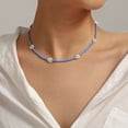 thumbnail image 4 of MasteelfCA 6 Pcs Collier Fleur Collier Perlé Collier Ras-du-Cou Élégant Statement pour Femmes, 4 of 7