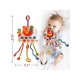 thumbnail image 3 of 1pc Baby Toy For Boys And Girls, Newborn Sensory & Montessori Toy, Octopus Pull-along Toy, Car Seat Travel & Teething Toy, Suitable For 6, 9, 12, 18 M, 3 of 5