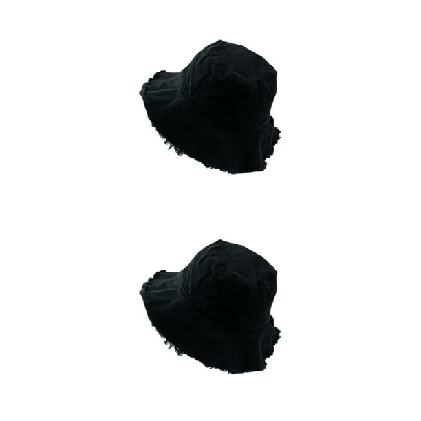 Sombrero tipo pescador Minnieouse protección solar color negro