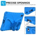 thumbnail image 3 of Dteck Kids Case for iPad mini A17 Pro 2024,iPad mini 6th Generation 8.3-inch 2021,Cute Butterfly EVA Case Kickstand Lightweight Cover with Shoulder Strap for iPad mini 7/mini 6,Blue, 3 of 7