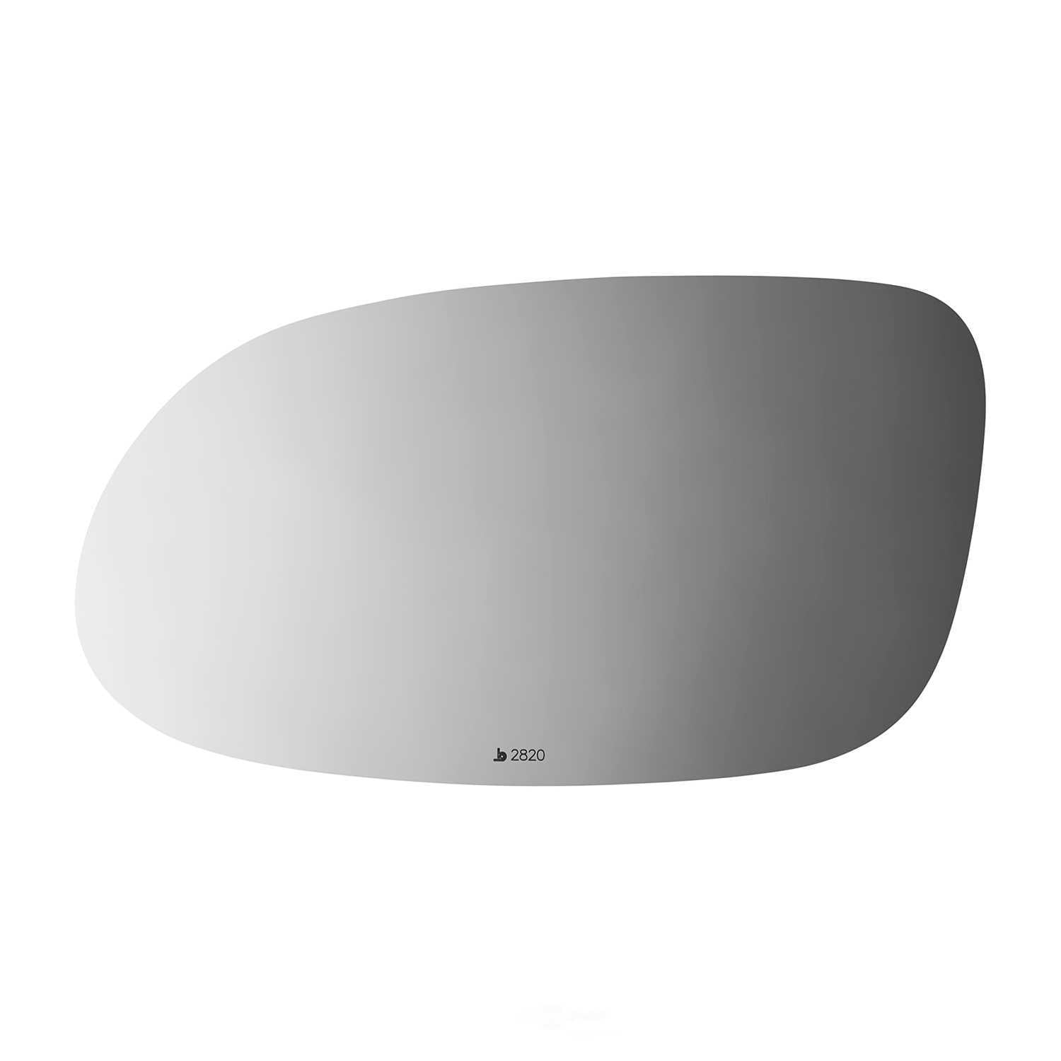 Burco Side View Mirror Replacement Glass - Clear Glass - 2820
