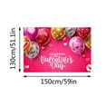 New Valentine Day Decoration Hanging Cloth Party Holiday Photo