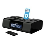 iHome iH9B6 - Clock radio with Apple Dock cradle - black
