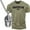 T-Shirt Military Green, variant on Gift Set for Men – American Workout Gym Shirt with Spartan Warrior Pendant, Mens Gym T-Shirt, Fitness Gift, Motivational Gym Wear