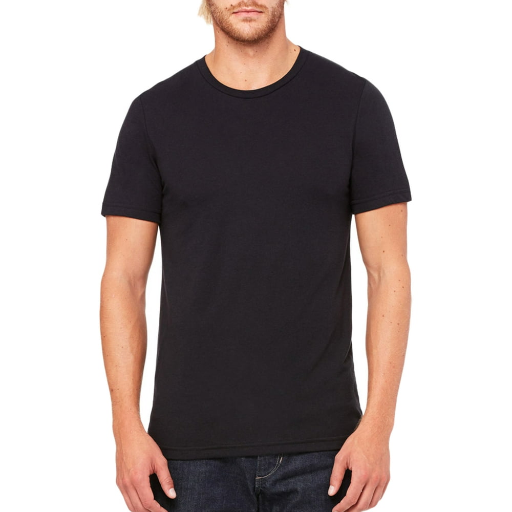 BELLA+CANVAS - Bella+Canvas Perfect Tri-Blend Fashionable T-Shirt, Solid Black Triblend, 2X