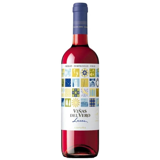 Pack de 4 Vino Rosado Viñas Del Vero Merlot Temp Syrah 750 ml