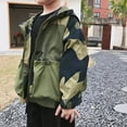thumbnail image 6 of LIJCC Teen Boys Waterproof Long Sleeve Zip Up Rain Jackets Camouflage Lightweight Outerwear Breathable Hooded Windbreaker Outdoor Hiking Dust Coat, 6 of 6