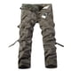 thumbnail image 1 of Pantalones largos para hombre, holgados, multibolsillos, lavados, para exteriores, informales, 1 of 2