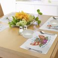 thumbnail image 4 of Ambesonne Tiki Bar Place Mats Set of 4, Words Hibiscus, Standard Size, Multicolor, 4 of 6