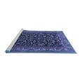 thumbnail image 2 of Ahgly Company Machine Washable Indoor Round Persian Blue Traditional Area Rugs, 8' Round, 2 of 4