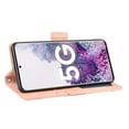 thumbnail image 5 of Case for Samsung Galaxy S20 Cover Adjustable Detachable Card Holder Magnetic closure Leather Wallet Case - Pink, 5 of 5