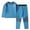 Blue, variant on KYAIGUO Toddler Boys Winter Thermal Underwear Set 2PCS Kids Girls Base Layer Ultra Soft Long Johns Sets