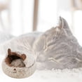 thumbnail image 4 of Cama para gatos Yuyangstore Cueva acogedora Marrón 40cm, 4 of 6