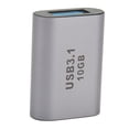 thumbnail image 3 of USB 3.1 Adapter, Aluminium Alloy Plug and Play USB 3.1 To Type C Adapter Female To Female 10Gbps Fast Transmission  for Peripherals, 3 of 8