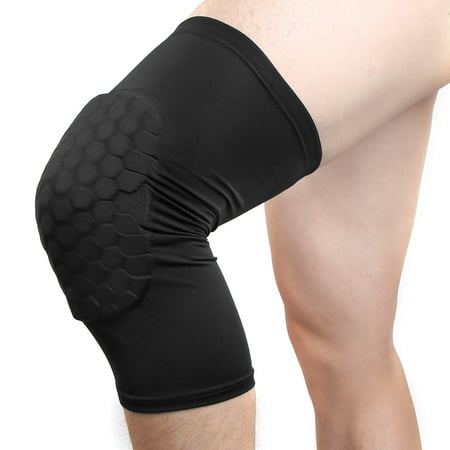 Black XL Size Honeycomb Knee Pad Sleeve Protective Support Guard for ...
