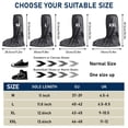thumbnail image 2 of KANCOKIT Reusable Rain Shoe Covers, Waterproof Anti-slip Unisex Overshoes Boots Protector, M, 2 of 9