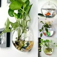 thumbnail image 4 of Wall Hanging Planter Propagation Station Glass Flower Vase for Hydroponics Plants Bathroom Home Office Living Room Decor Gift, 4 of 6