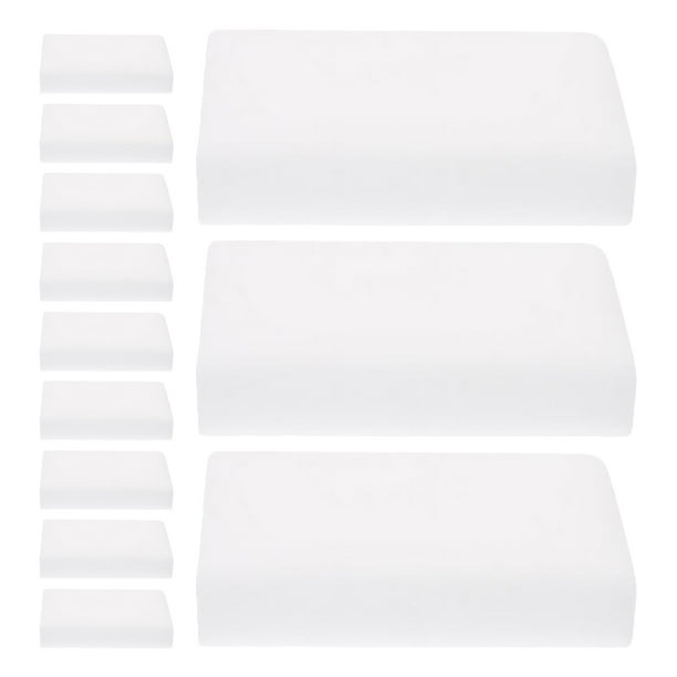 12 PCS Bloques de esponja de alta densidad almohadillas cómodas de cojín para proyectos de arte de fabricación de bricolaje Pintura de escultura y uso en el hogar