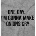 thumbnail image 2 of I Make Onions Cry Chef Food Humor Men's Graphic T Shirt Tees Brisco Brands M, 2 of 4