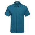 thumbnail image 2 of COOFANDY Mens Casual Shirts Short Sleeve Button Down Shirts Fashion Casual Linen Shirts for Men, 2 of 4