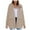 Khaki, variant on Ozmmyan Women Cardigan Sweater Fashion Casual Knitted Pocket Sweater Solid Color Long Sleeve Cardigan Tops