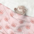 thumbnail image 2 of Naloa Cute Pig Face Dog Blanket, 3 Sizes Cat Blanket for Indoor Cats Large Medium Small Dog Gifts-Medium, 2 of 8