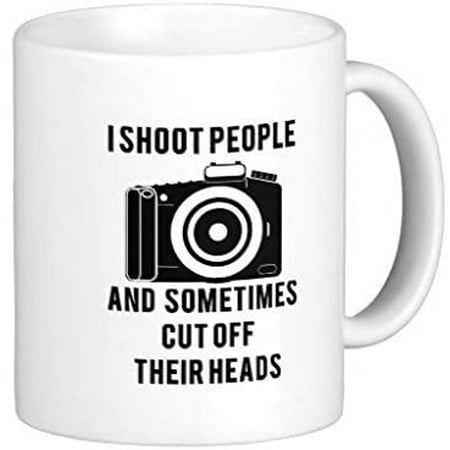 

Tayyakoushi I Shoot People Funny Photographer Photography Classic White Coffee Mug 11oz Present Ideas for a Father Man Guy Men Him Fun Novelty Cup