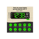 thumbnail image 2 of Reloj De Pared Digital Led Decorativo Con Termómetro Alarmas negro, 2 of 5