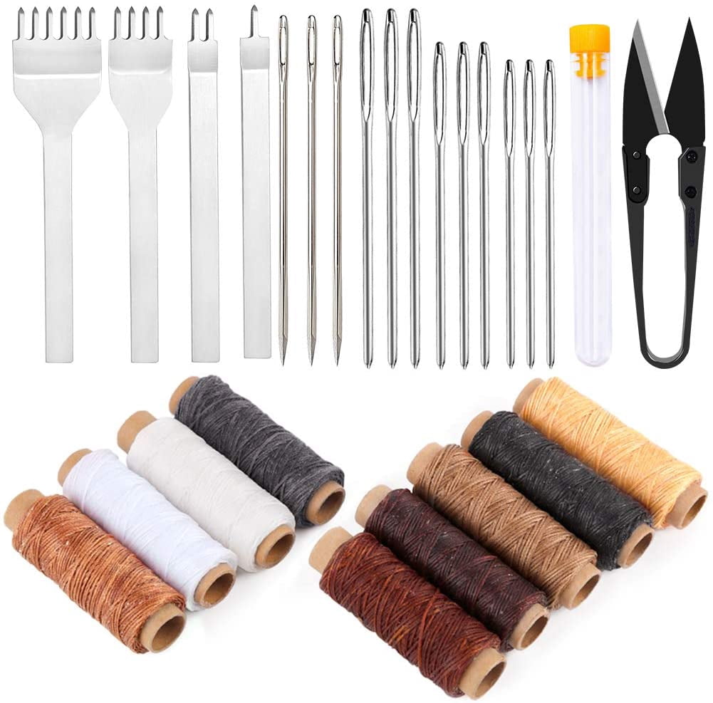 Leather Sewing Tools, Leather Craft Hand Stitching Tools Leather Hole ...