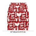 thumbnail image 3 of FYTPOV Romantic Red Table Runner, Valentines Day Decorations, LOVE Printed Table Runner for Wedding Party, Christmas Runner for Table Home Decor, 13x47 inch, 3 of 5