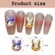 thumbnail image 2 of 20 piezas de diamantes de imitación de conejito de Pascua en 3D para uñas, gemas para decoración de uñas, cristales, decoraciones de vidrio, juego de diamantes de imitación con diseño de, 2 of 6