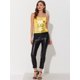 thumbnail image 3 of Camiseta holográfica Allegra K Sin mangas Brillante Oro S, 3 of 5