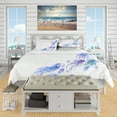 thumbnail image 2 of Designart 'Moving Jellyfish Group' Nautical & Coastal Duvet Cover Set, 2 of 4