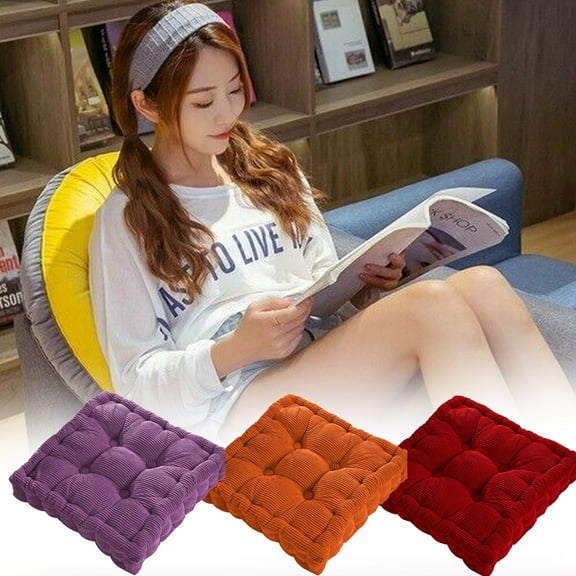 Cdar Soft 40x40cm Thick Booster Cushion Soft Seat Pads Home Office Chair Mat Decoration