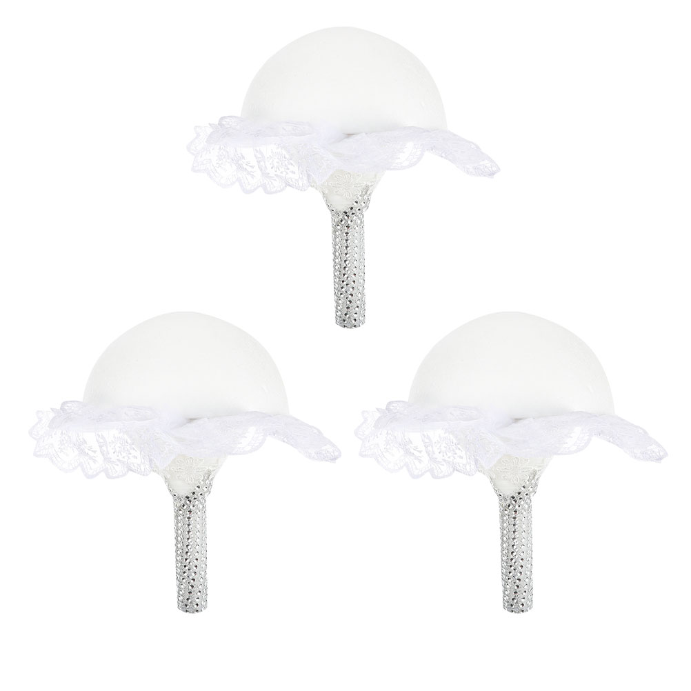 Frcolor Bouquet Holder Wedding Flower Handle Floral Bridal Holders Flowers Diy Artificial Bride