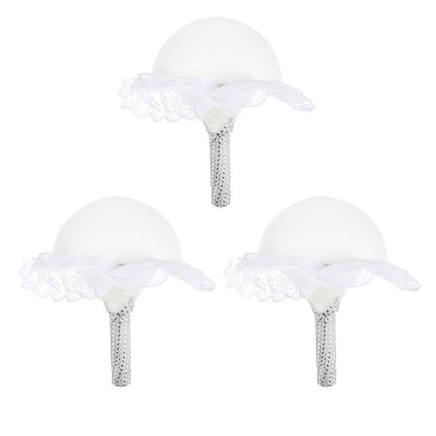 Frcolor Bouquet Holder Wedding Flower Handle Floral Bridal Holders