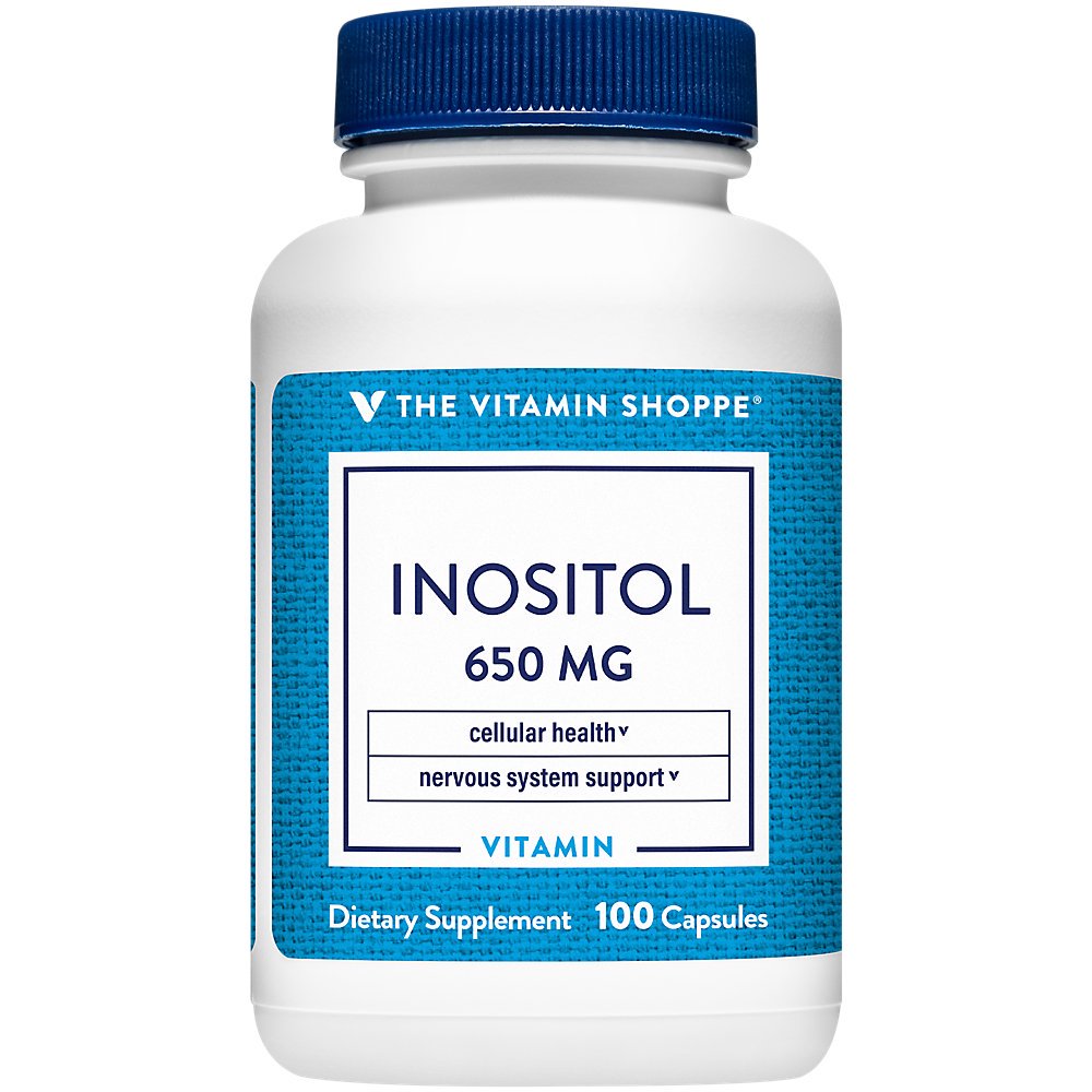 The Vitamin Shoppe Inositol 650MG, Supports Healthy Liver Cellular Function (100 Capsules