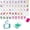 Candy Carnival, variant on Premium Acrylic American Mahjong, 160 Pcs 4 Layer Mahjong Tiles (Paris Pink)