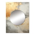 thumbnail image 2 of Designart "Golden Beige Storm Serenity I" Storms Mirror Wall Decor - Traditional Beige Landscapes Hallway Wall Mirror Art - 32" x 24" Inch, 2 of 5