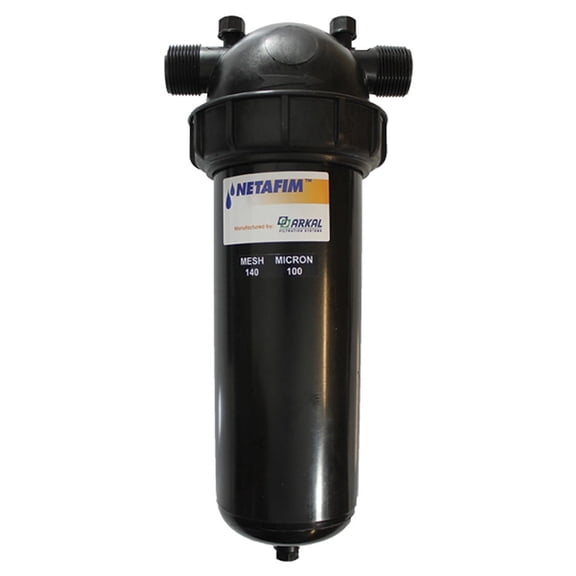 1 1/2" Netafim Arkal Super Hose Filter for Large Irrigation Systems | High Flow | Larger Filter Capacity (140 Mesh)