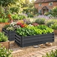 thumbnail image 6 of Outsunny 4' x 2' x 1' Galvanized Raised Garden Bed Planter Raised Bed with Steel Frame for Vegetables, Flowers, Plants and Herbs, Gray, 6 of 9