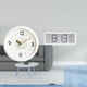 thumbnail image 2 of Reloj de pared,Reloj de pared decorativo,moderno y elegante.,Reloj de pared redondo silencioso y sin tictac,regalo,Reloj de pared digital,Reloj de pared digital multifuncional para oficina, 2 of 8