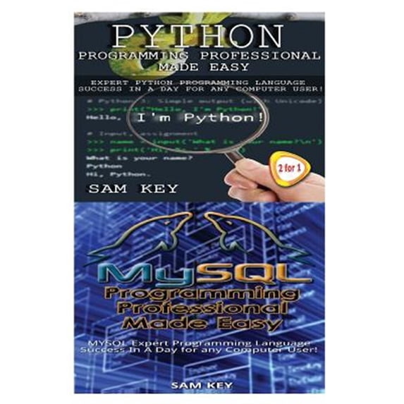 Pre-Owned Python Programming Professional Made Easy & MySQL Programming Professional Made Easy